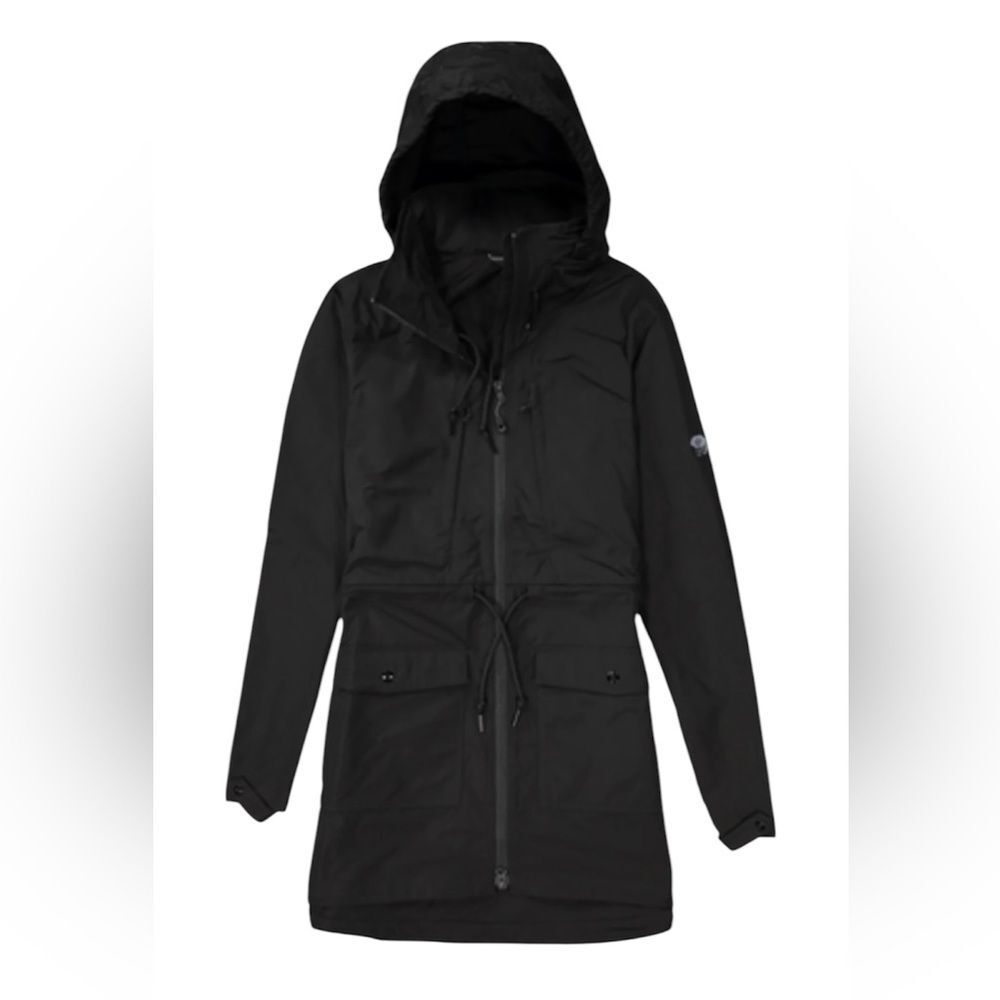 MOUNTAIN HARDWARE Black Lightweight Parka Jacket Size Small